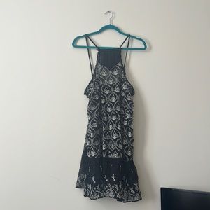 Completely mesh dress